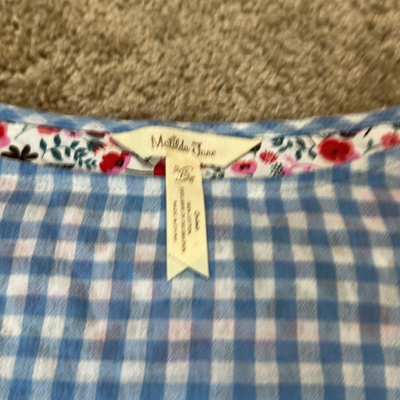 Matilda Jane Shirt Top Size XS ‘Wish You Were Here’ Oversized Floral Boho - Picture 3 of 6